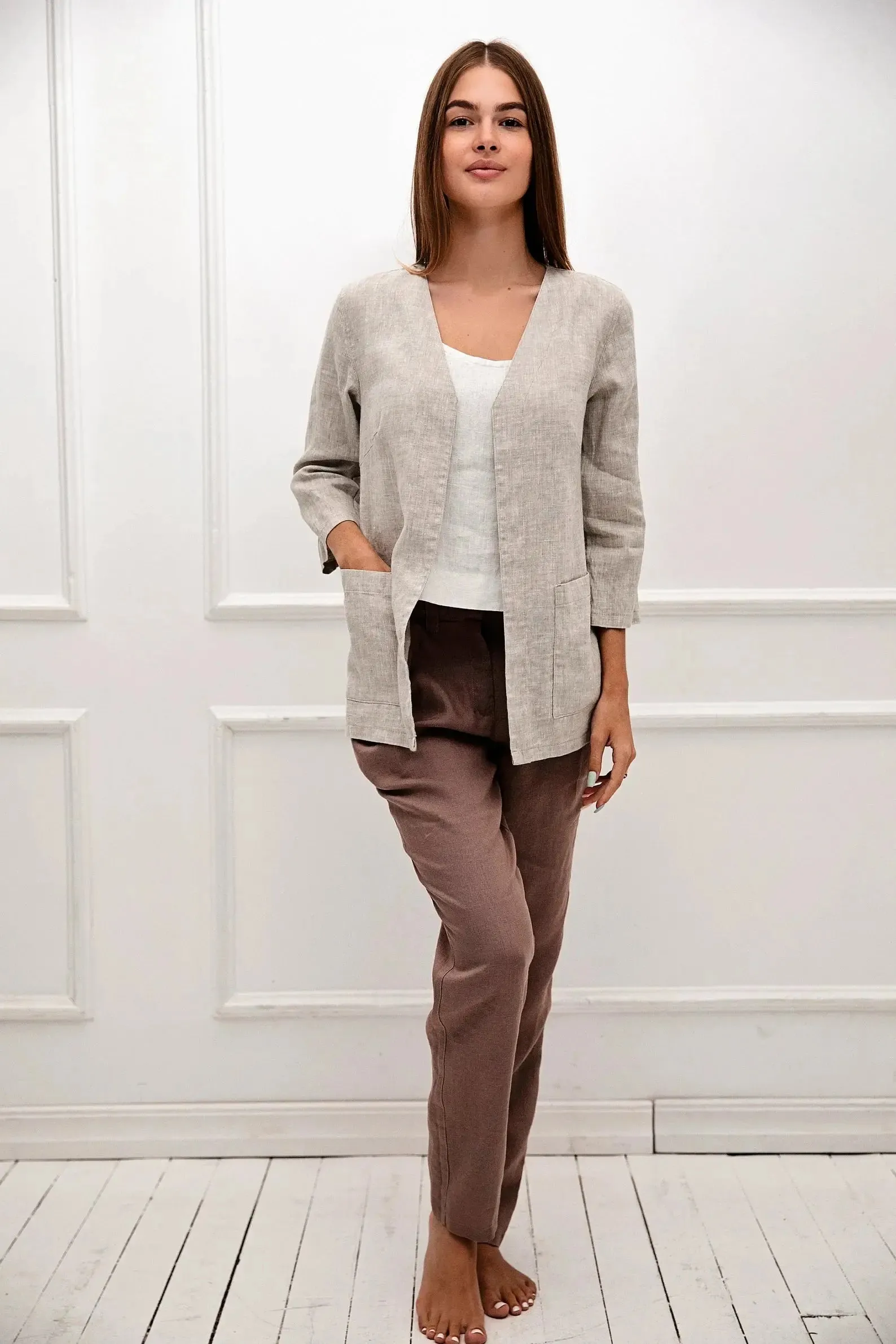 PRE-ORDER Linen Blazer by Odalux