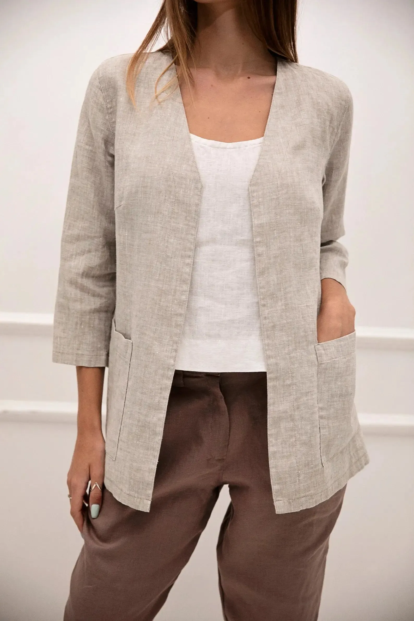 PRE-ORDER Linen Blazer by Odalux