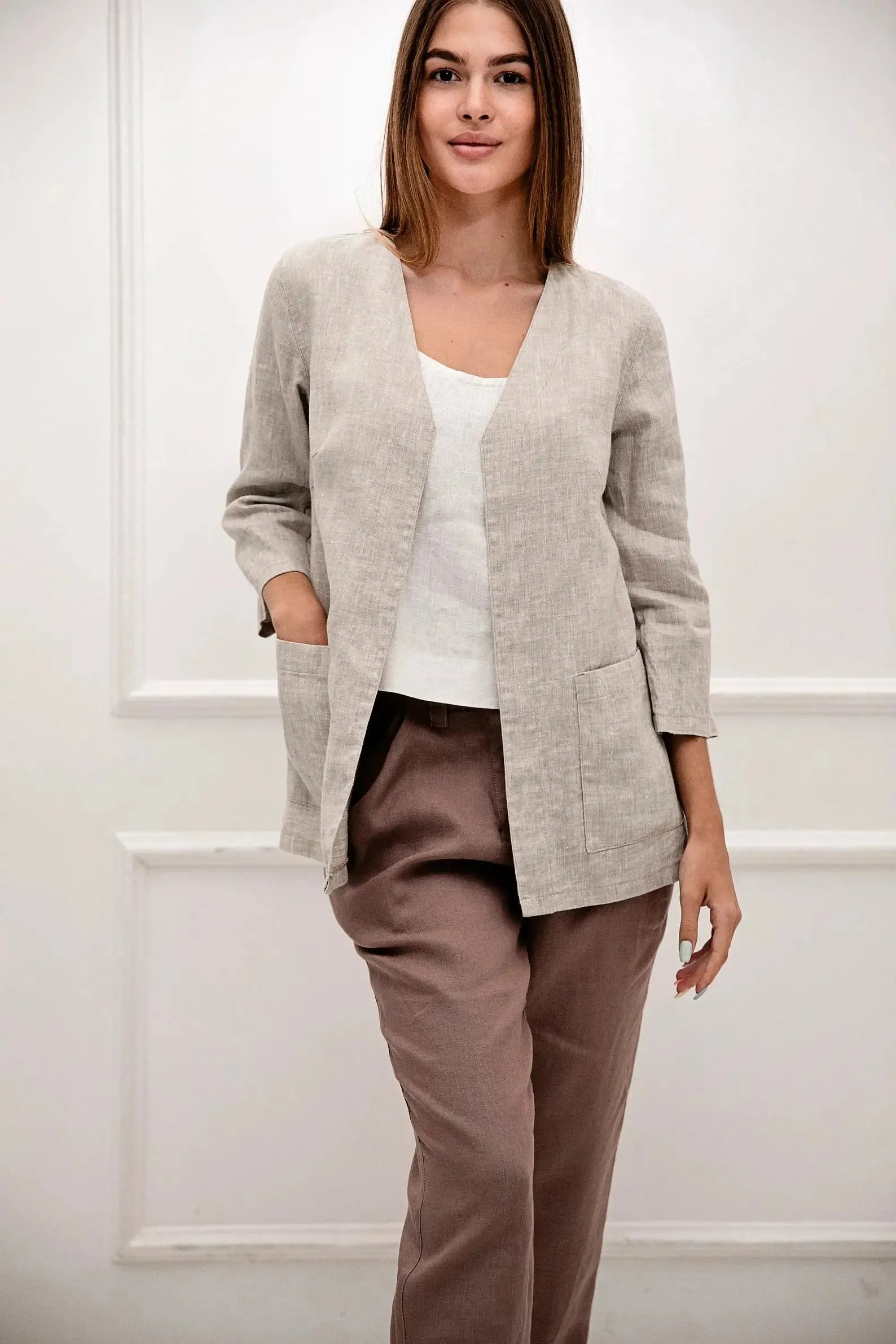 PRE-ORDER Linen Blazer by Odalux