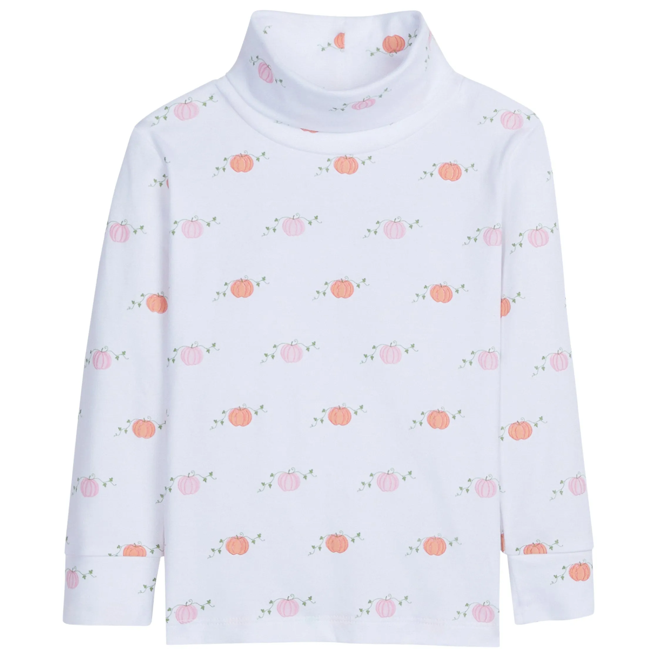 Printed Turtleneck - Pink Pumpkins