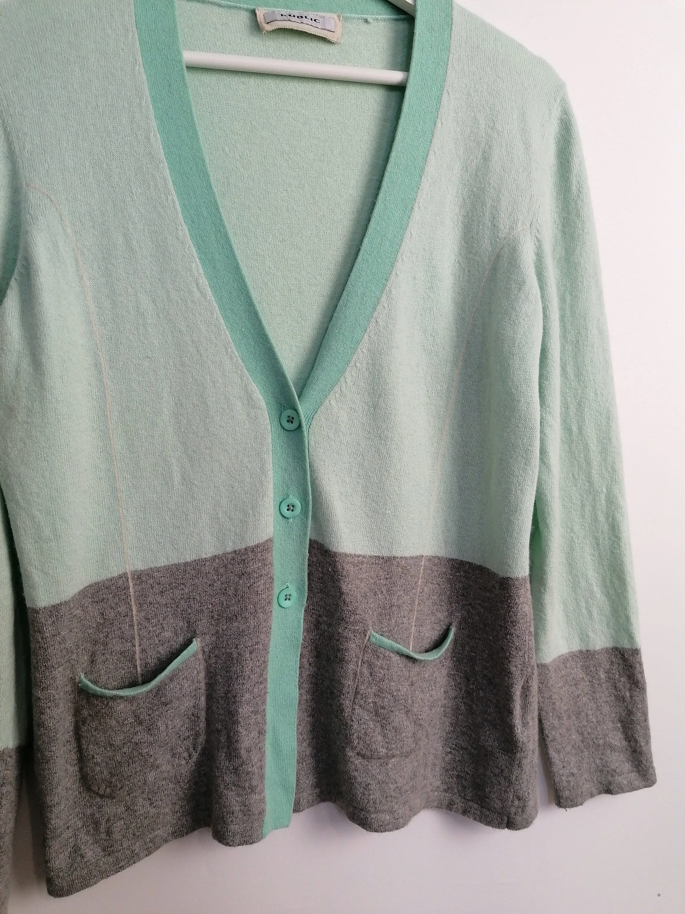 PUBLIC Wool Cashmere Cardigan - size M-L