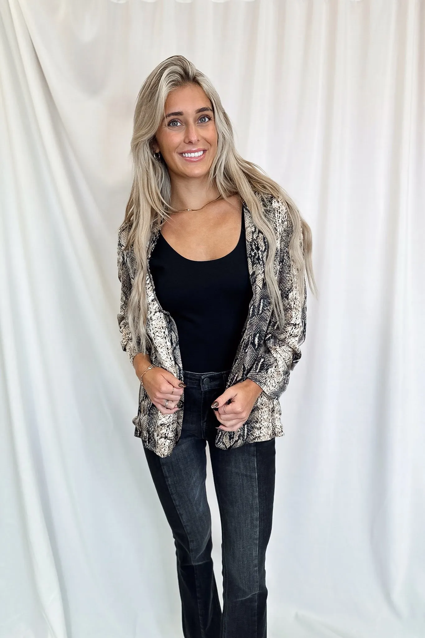 Reese Snake Print Blazer FINAL SALE