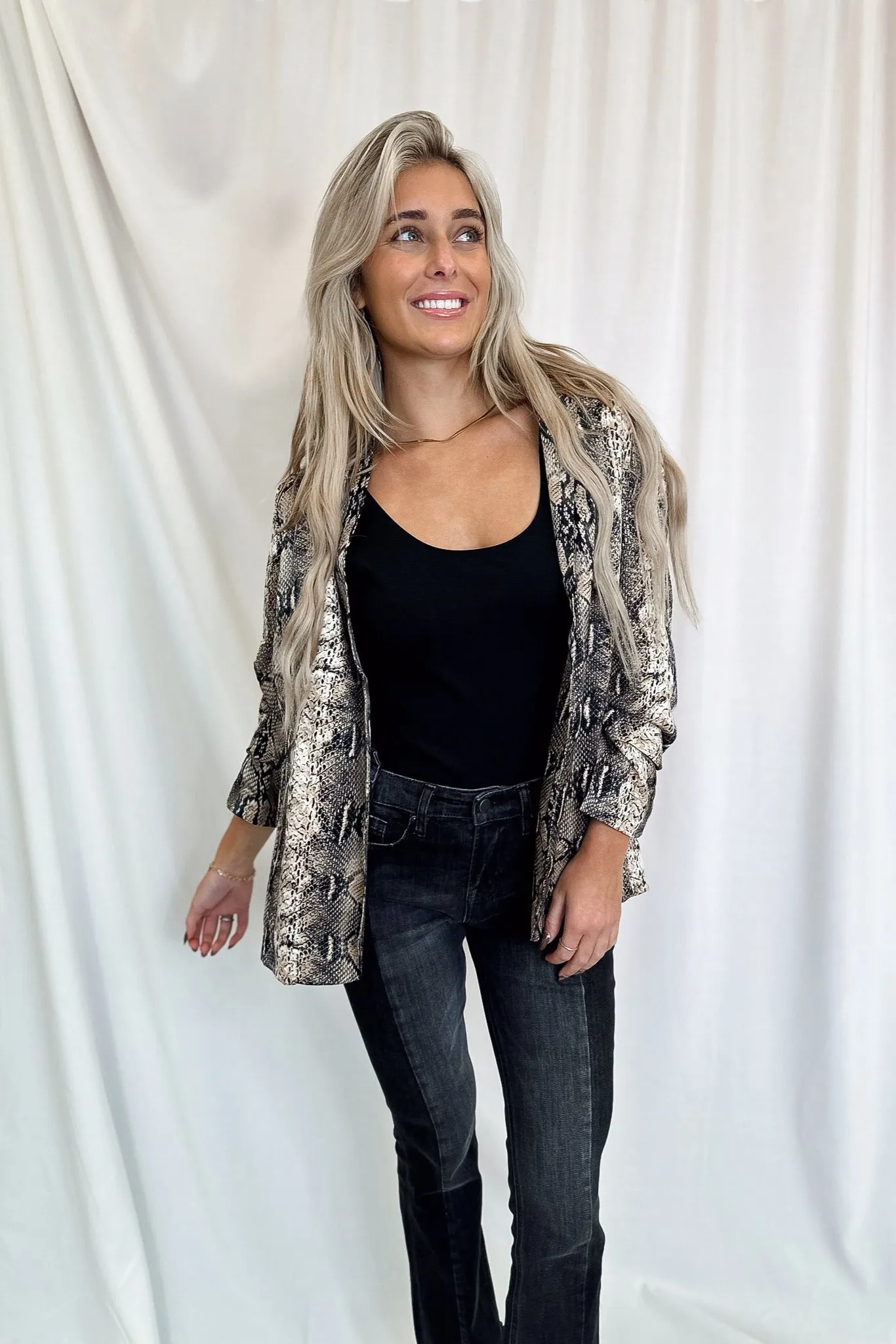 Reese Snake Print Blazer FINAL SALE