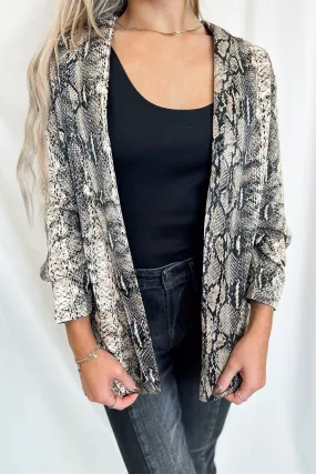 Reese Snake Print Blazer FINAL SALE