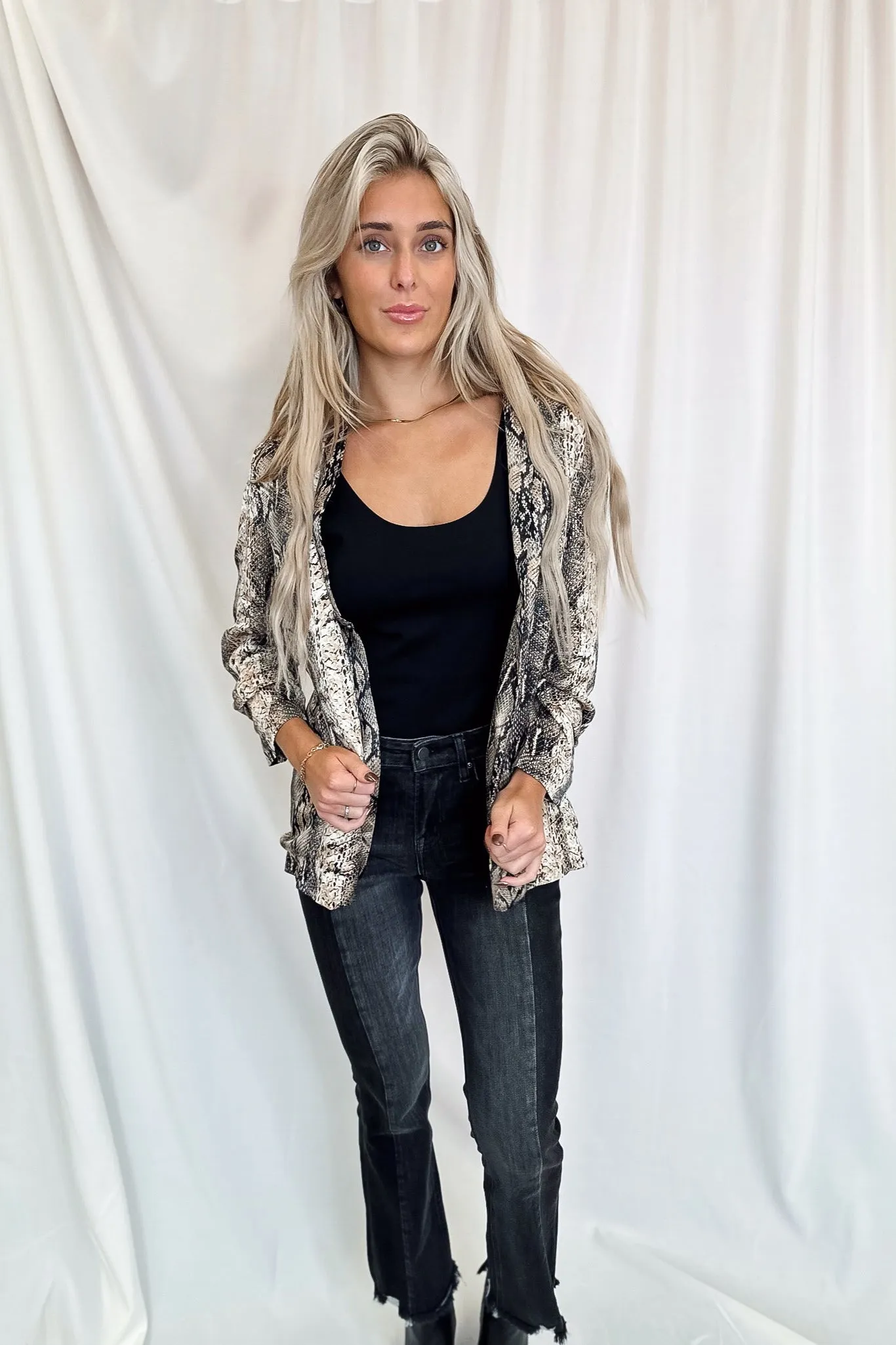 Reese Snake Print Blazer FINAL SALE