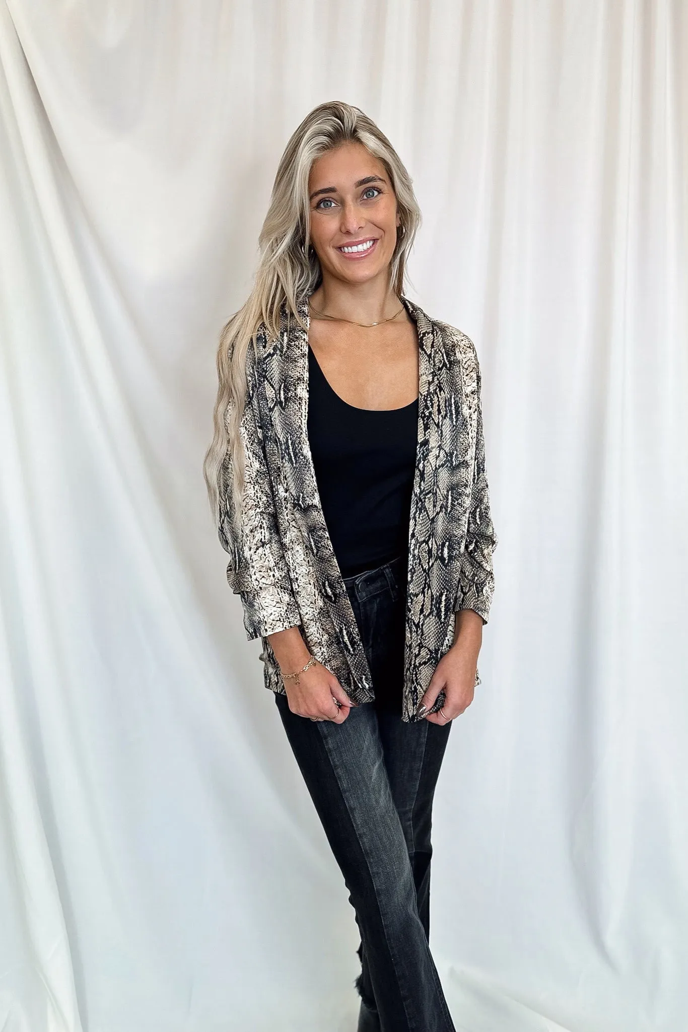 Reese Snake Print Blazer FINAL SALE