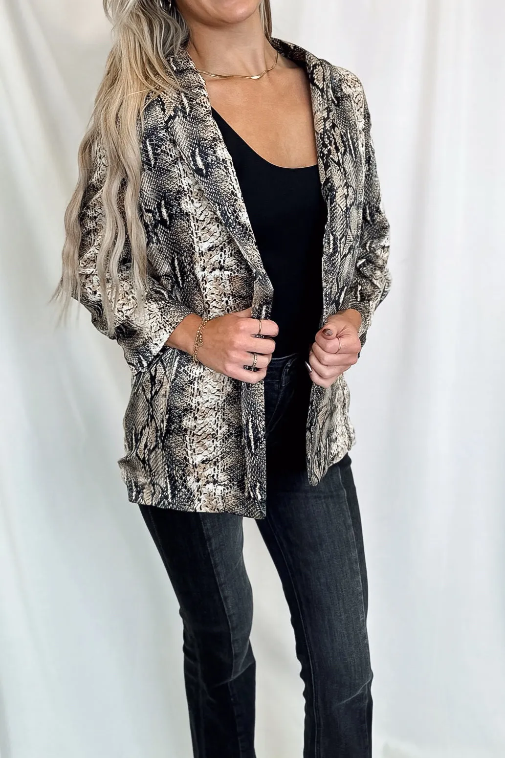 Reese Snake Print Blazer FINAL SALE