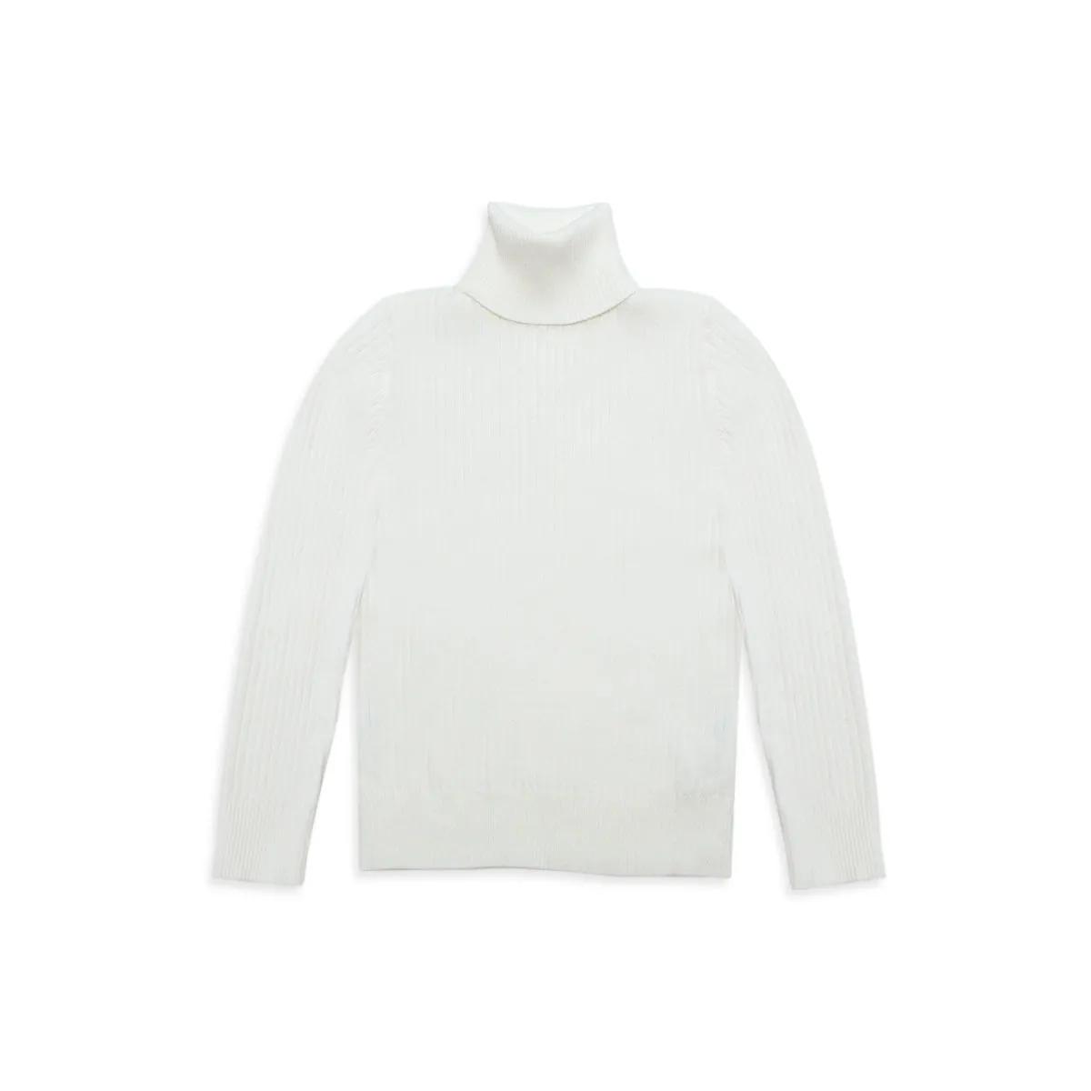 Ribbed Turtleneck white