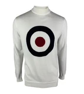 Ska & Soul "Moon" Turtleneck Jumper Ecru