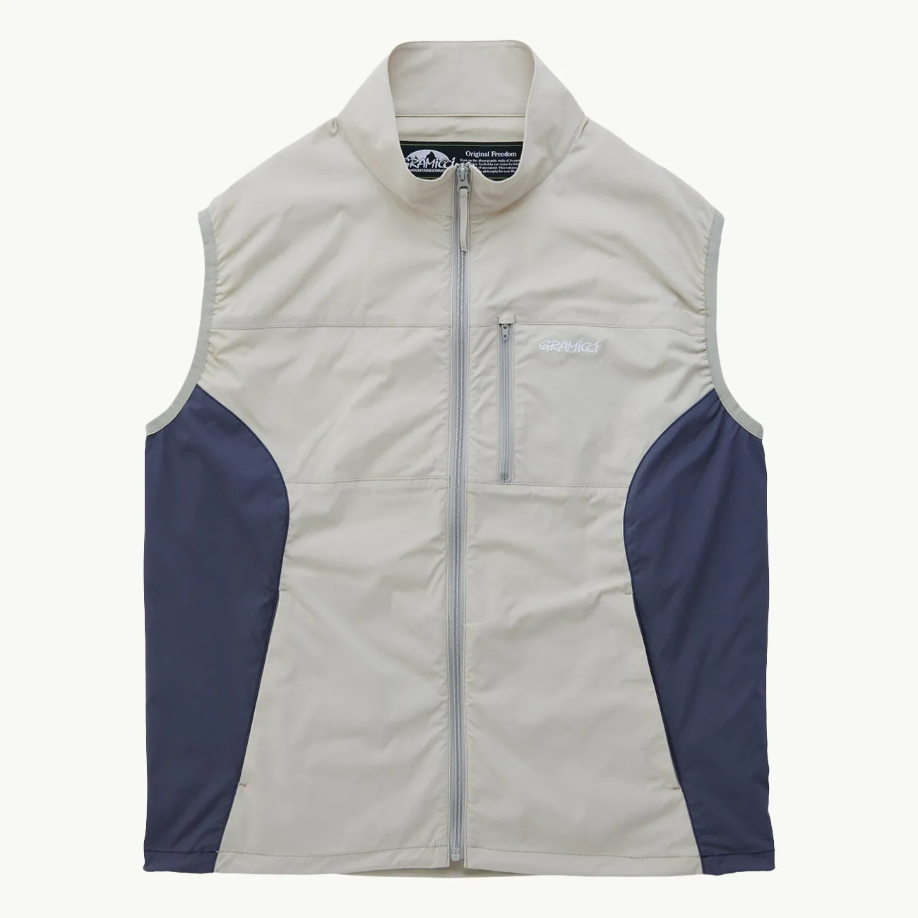 Softshell Nylon Vest - Stone Grey