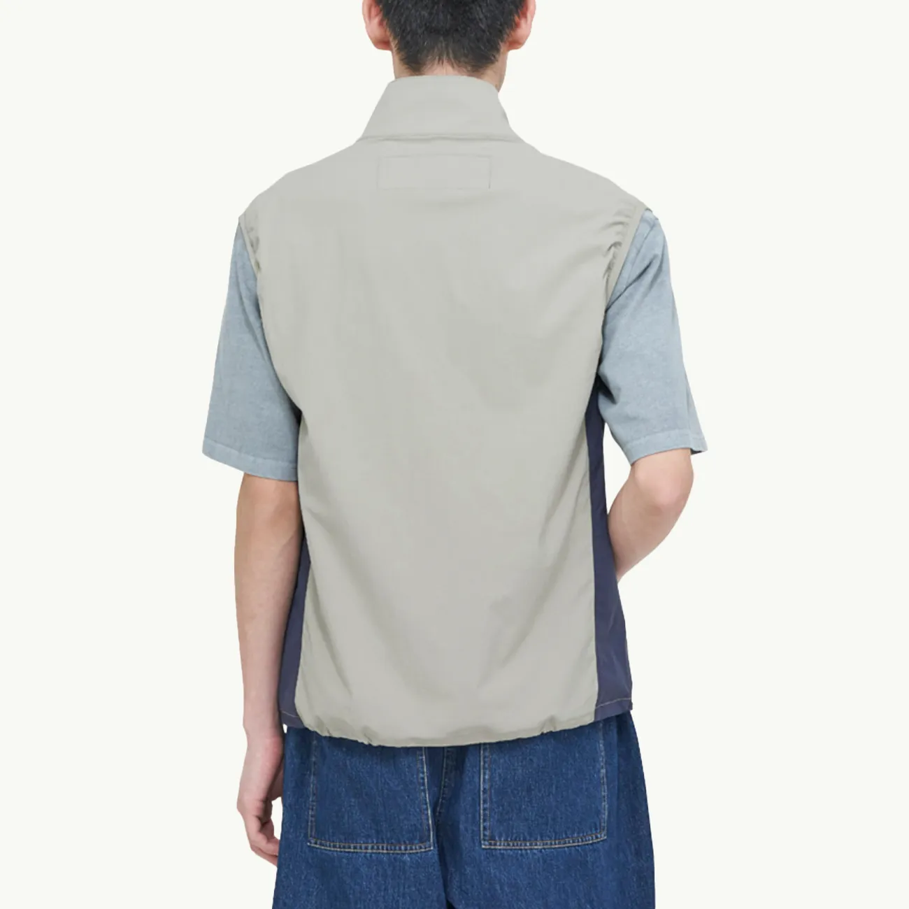 Softshell Nylon Vest - Stone Grey