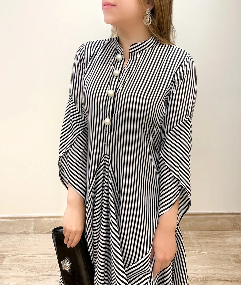 Stripes Drape Tunic