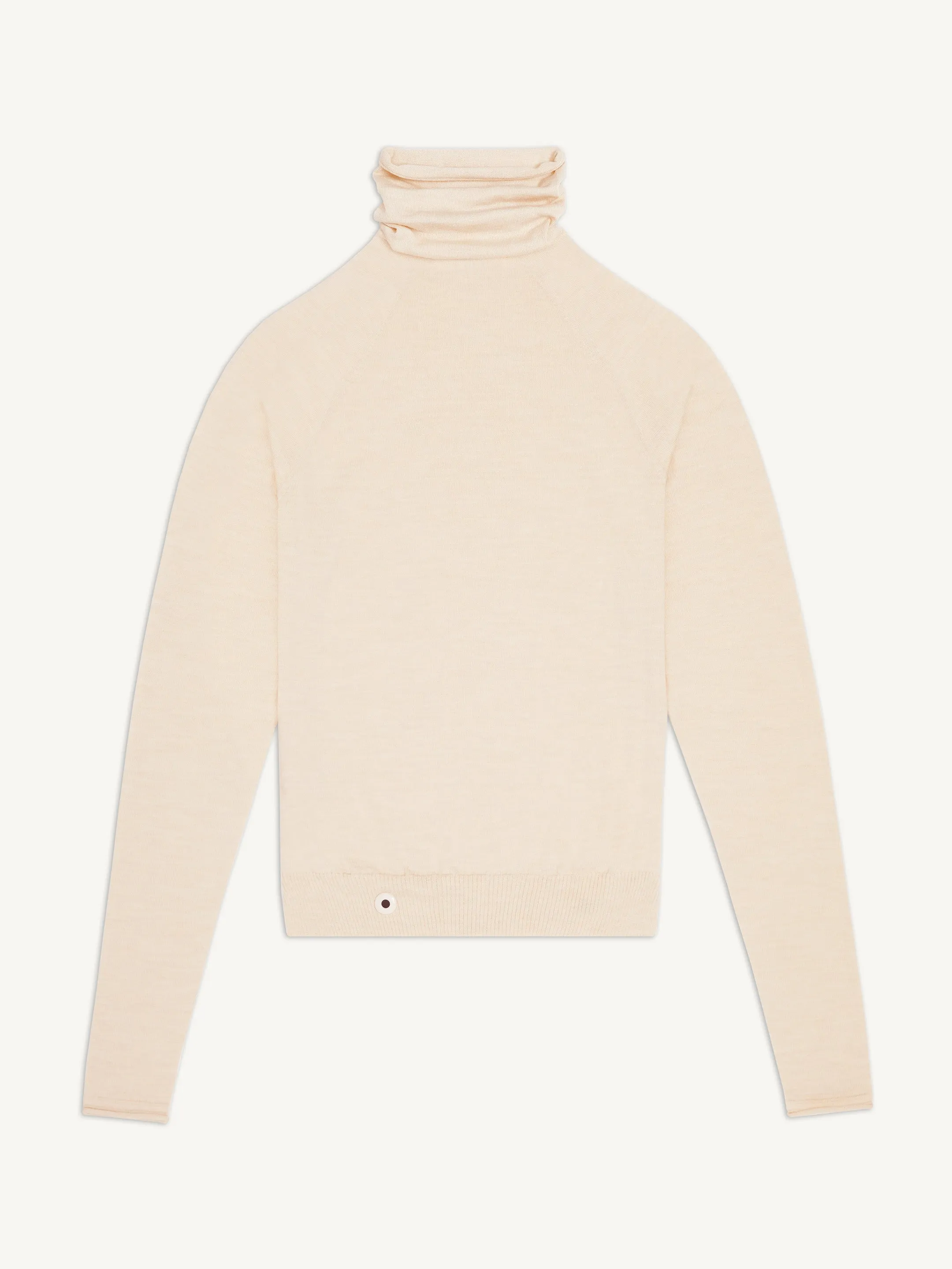 The Turtleneck - Almond White