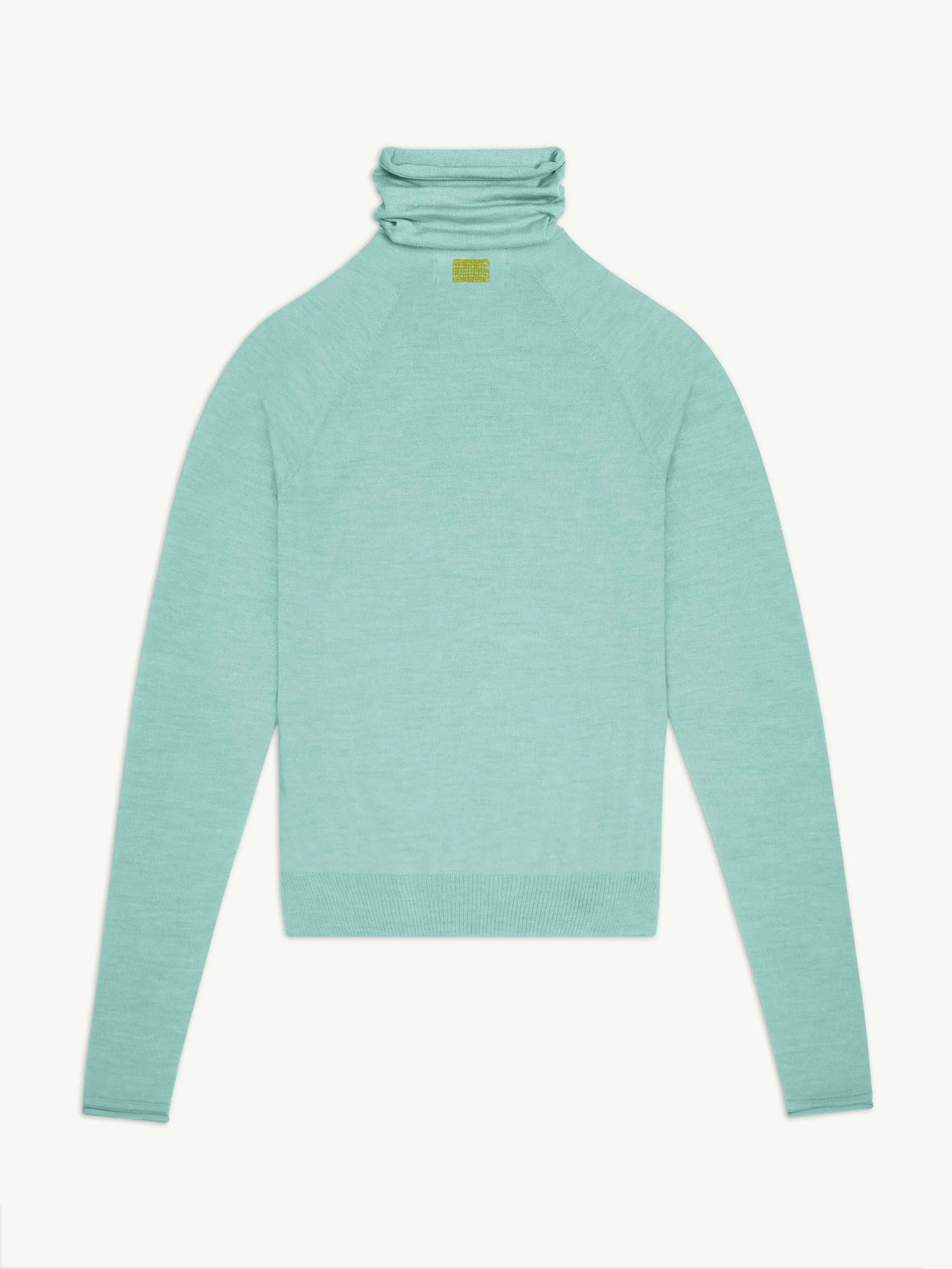 The Turtleneck - Aqua Green