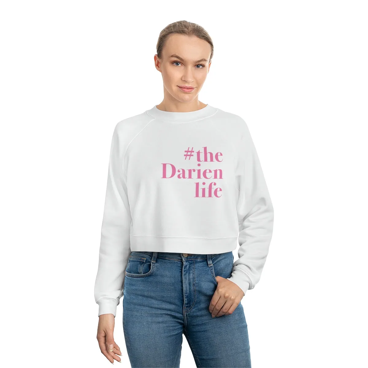 #thedarienlife Women's Cropped Fleece Pullover