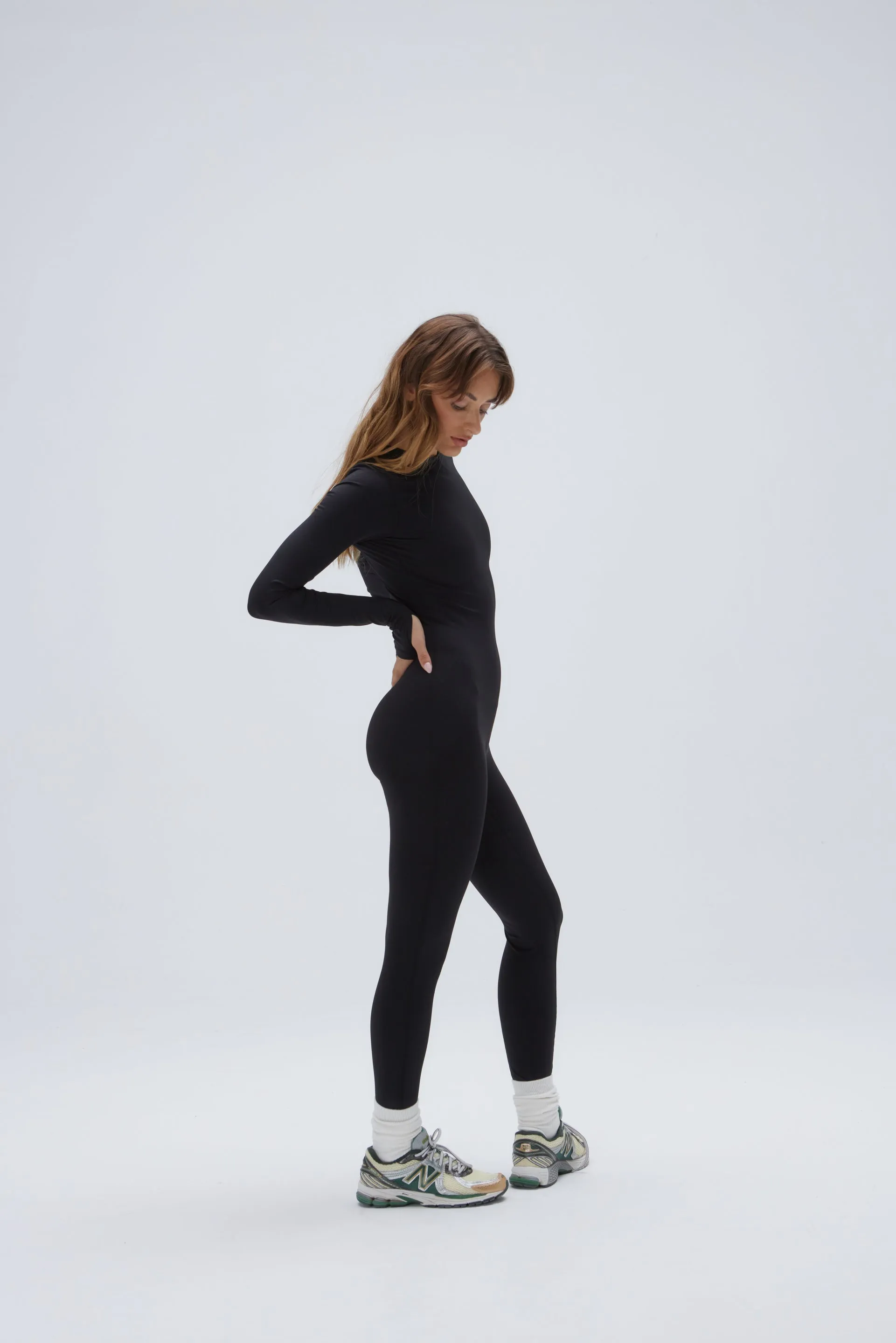 Ultimate Long Sleeve Unitard - Black