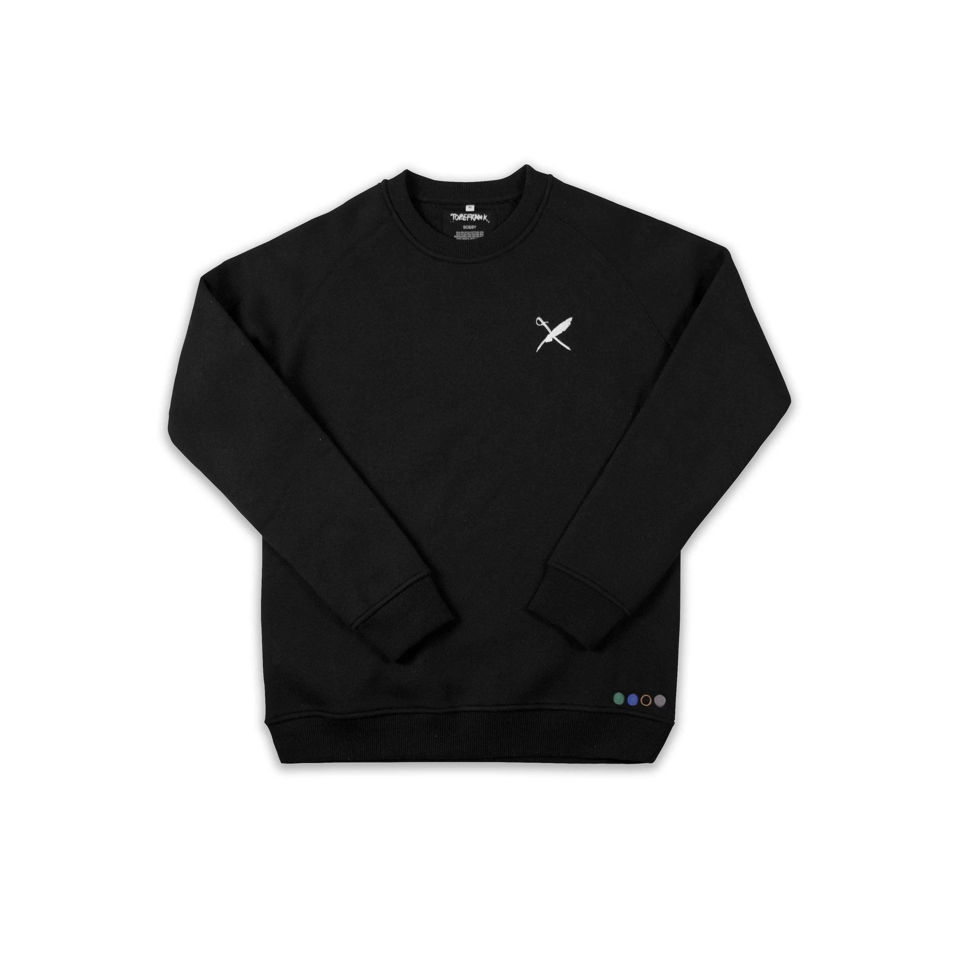 UNISEX BOBBY PULLOVER IN BLACK