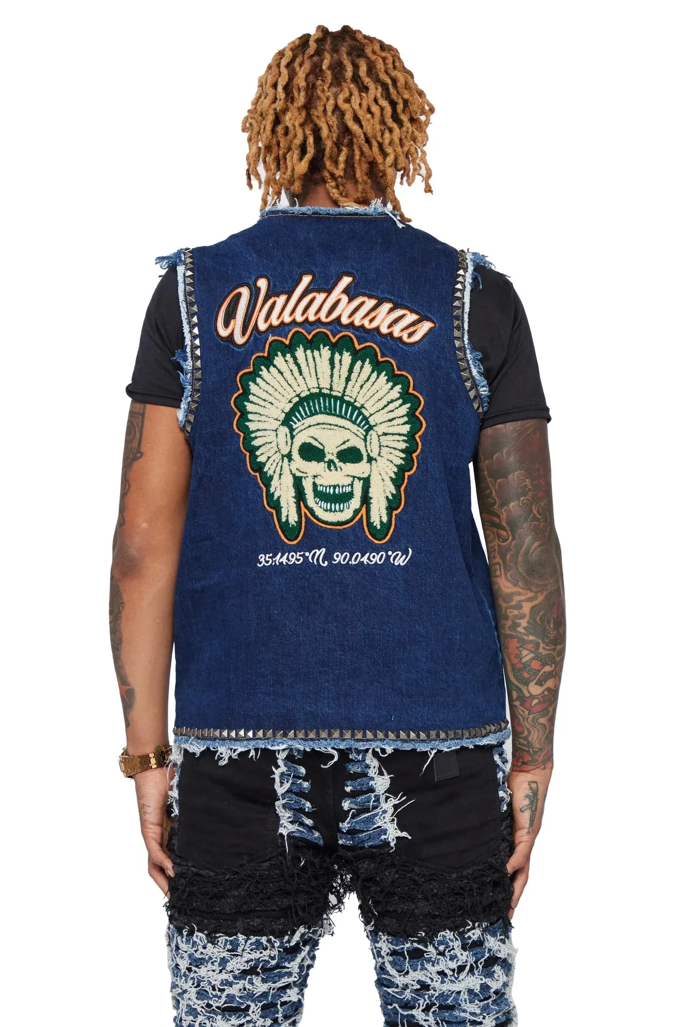 Valabasas “Iron 883” Dark Wash Vest