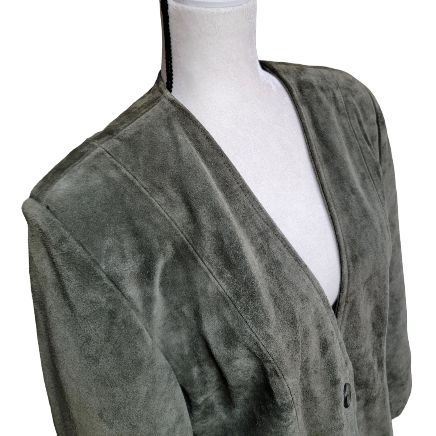 Vintage Deerskin Genuine Leather Blazer