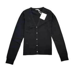 Women's Embroidered Bee Cardigan Black Size S